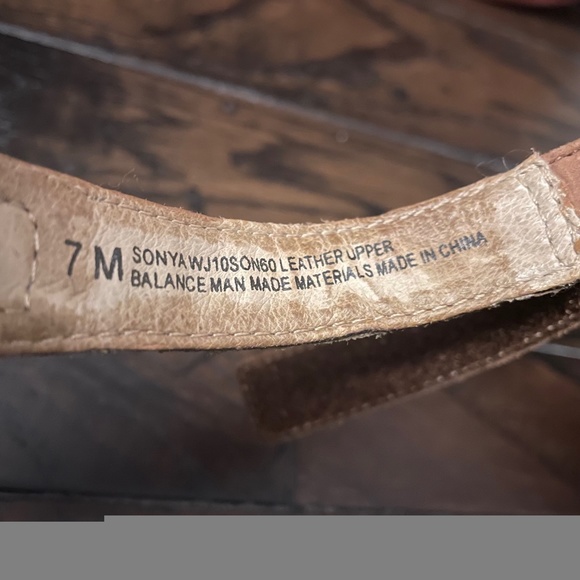 Jambu 'Sonya' Genuine Leather Slingback Open Toe Sandal - Brown/Pink - 7 - Picture 7 of 9